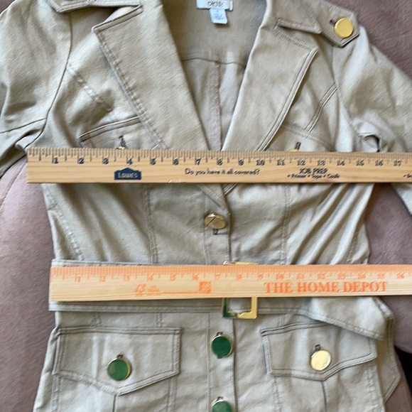 Cache suit top sz S and shorts sz 2 khaki shimmer - Picture 7 of 10